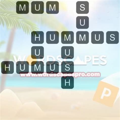 Wordscapes Level 1739, Brood 11 .